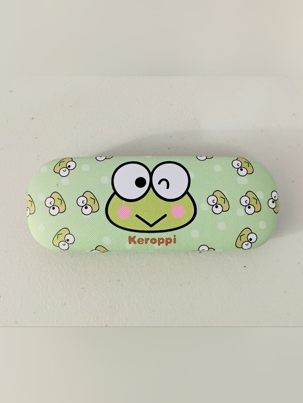 NEW Keroppi Eyeglass Case - Green